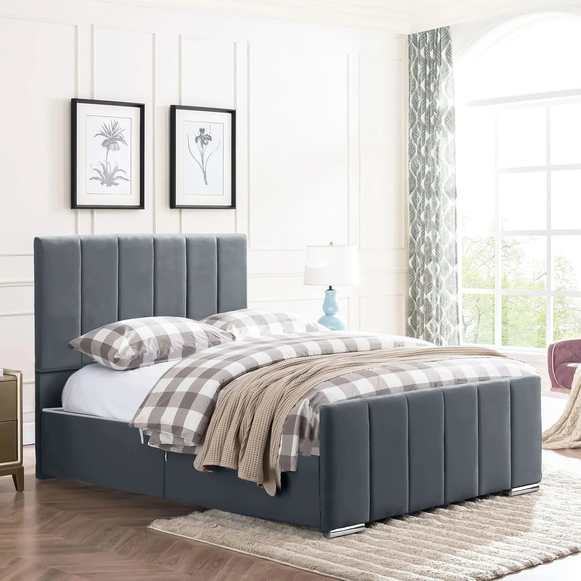 Brooke Bed Frame grey.webp