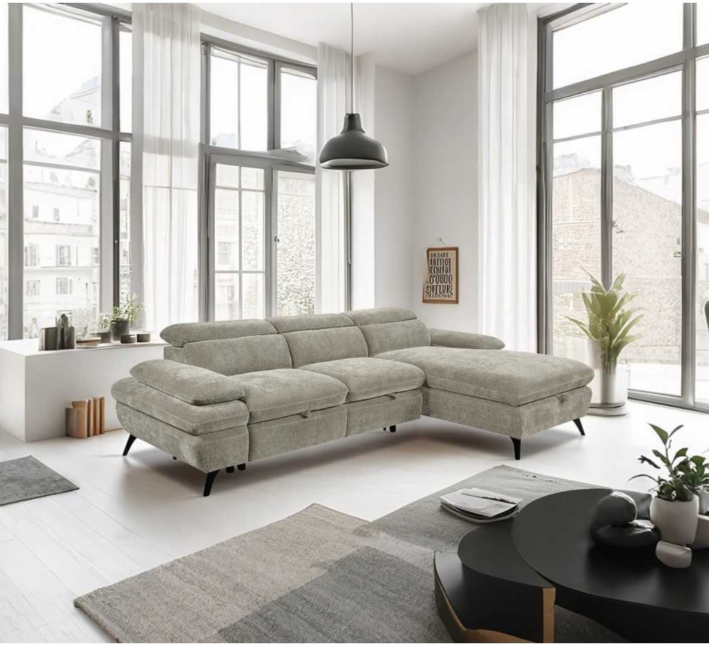 Hannah Cream Sofa Bed