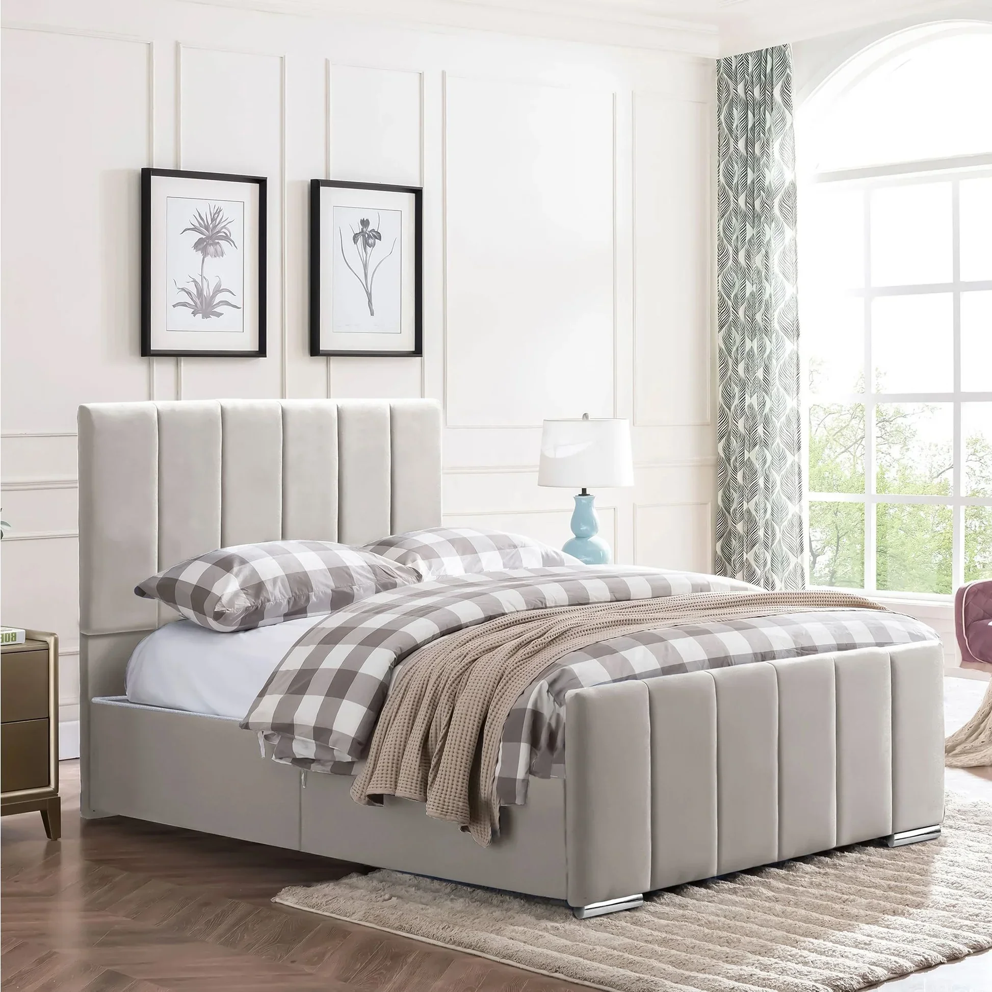 Brooke Bed Frame cream .webp