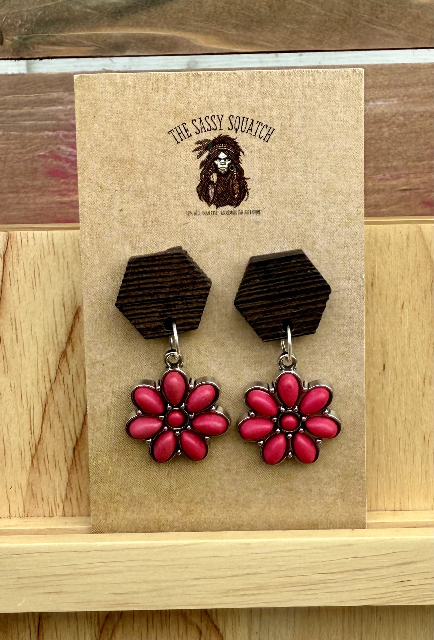 Pretty & Pink Petals Dangles