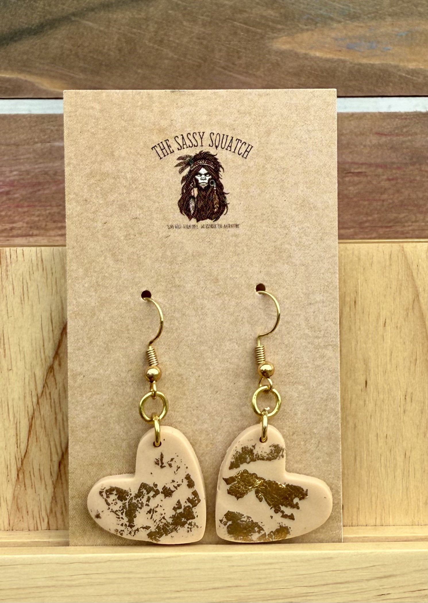 Heart of Gold Dangles