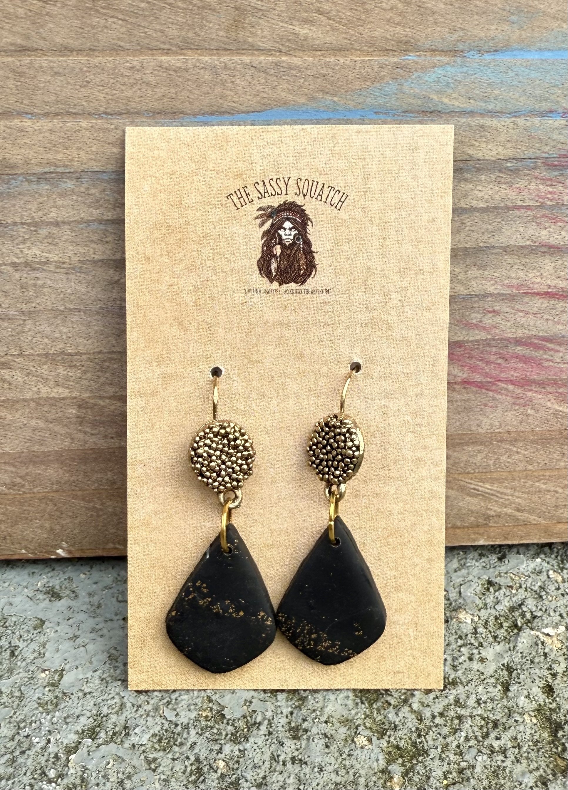 Midnight Ember Dangles