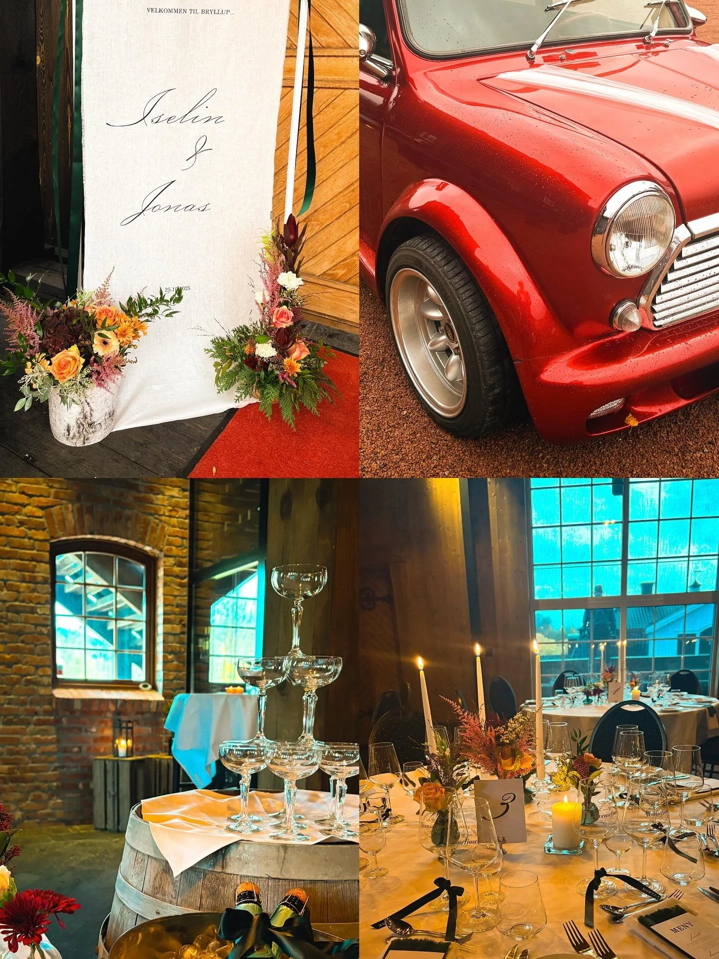 Et lite glimt fra helgens bryllup 💚

#bryllupsdag❤️ #bryllupslokale #bryllupslokaler #selskapslokale #bryllupsinspirasjon #bryllupsdekor #bryllupstransport #bryllupsdetaljer