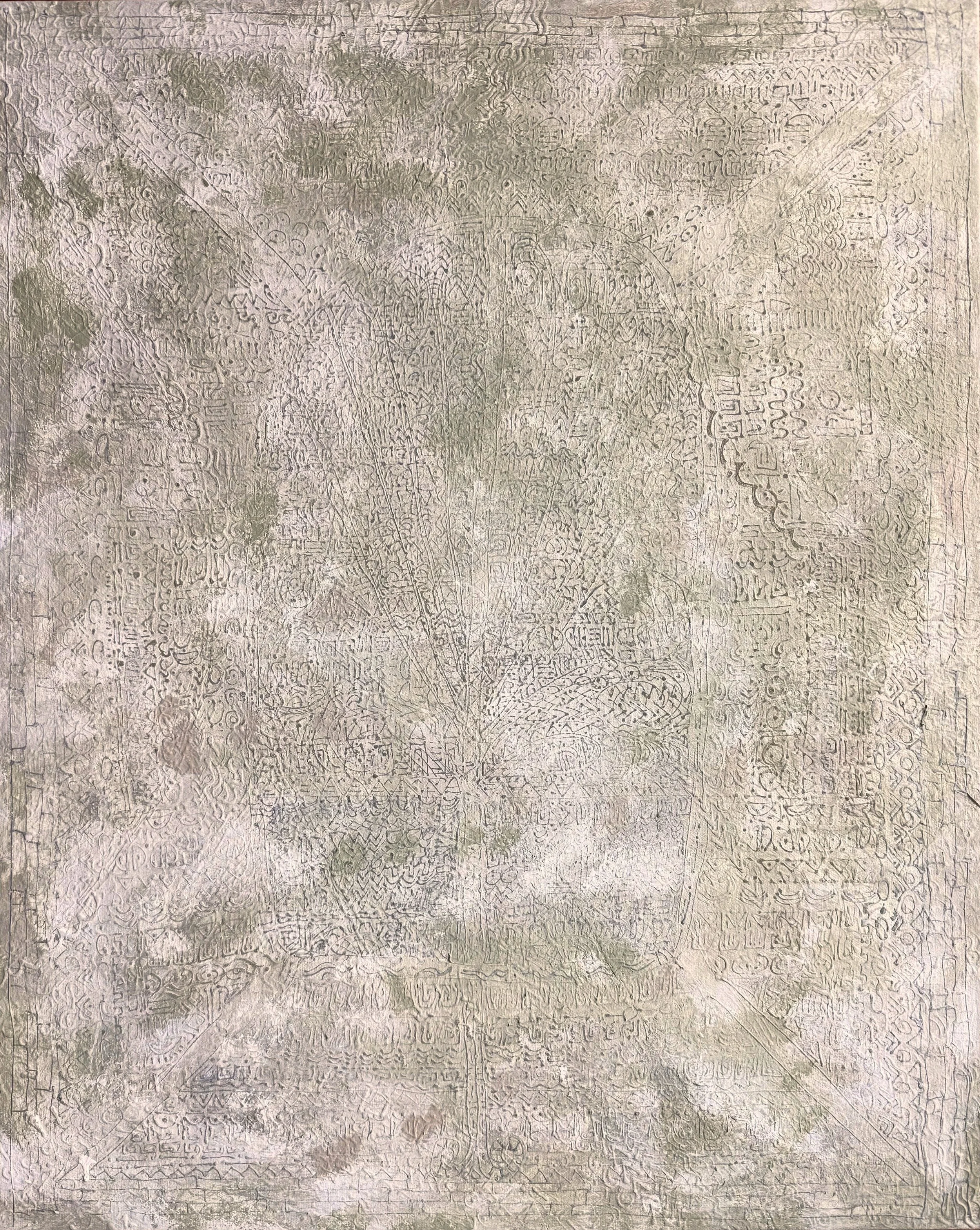 Kingdom of the Sea, 2025 mixed media on canvas  24" x30"