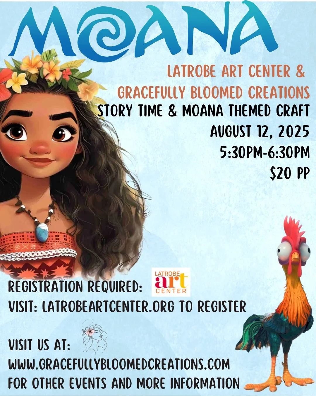 Story Time & Moana Themed Craft