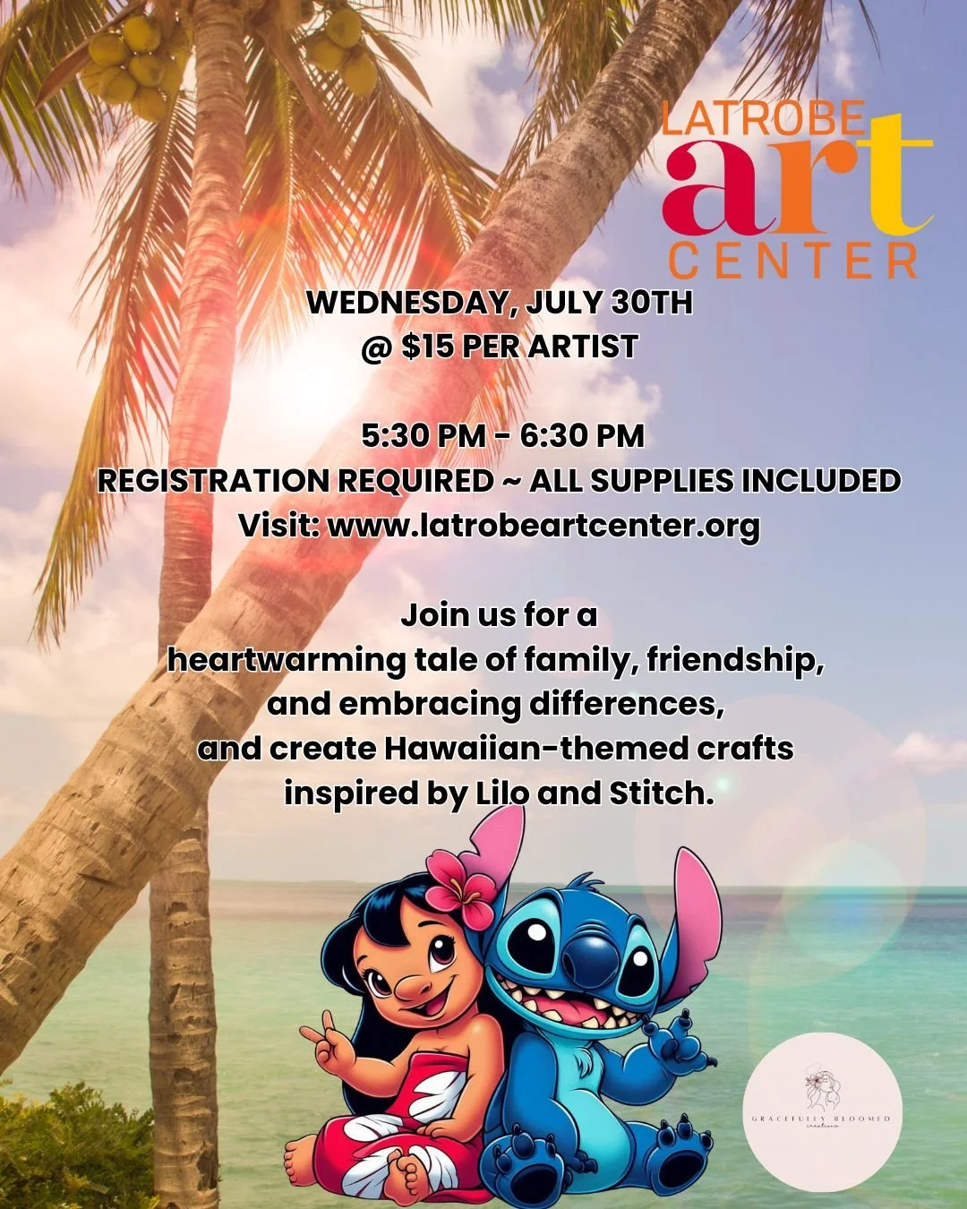 Story Time & Hawaii Crafts with Lilo and Stitch