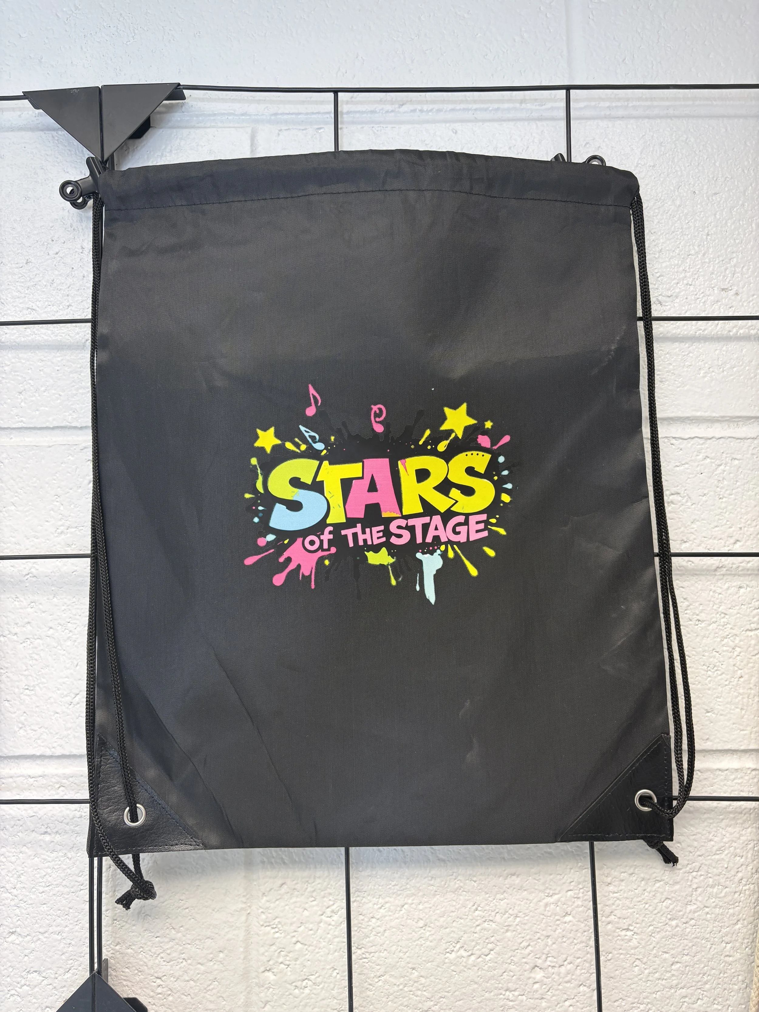 Stars Of The Stage Cinch Bag - Black Strings