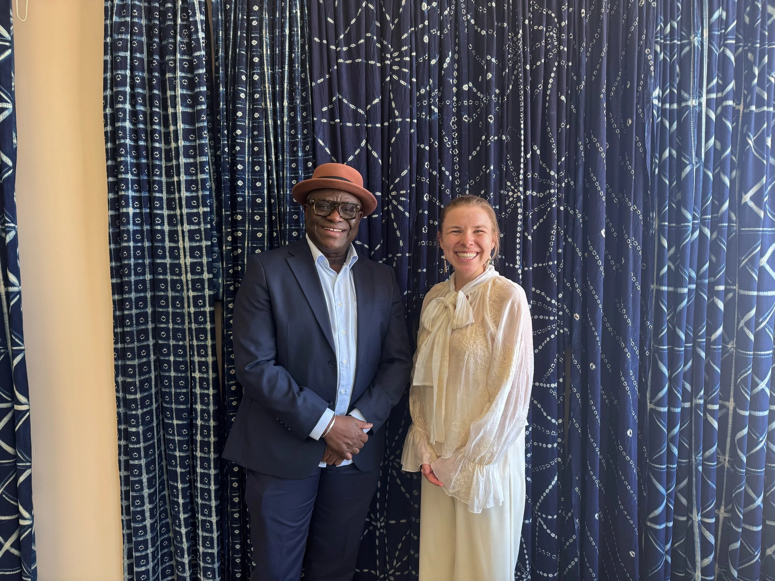 Meeting with Nigerian-American film director Awam Amkpa