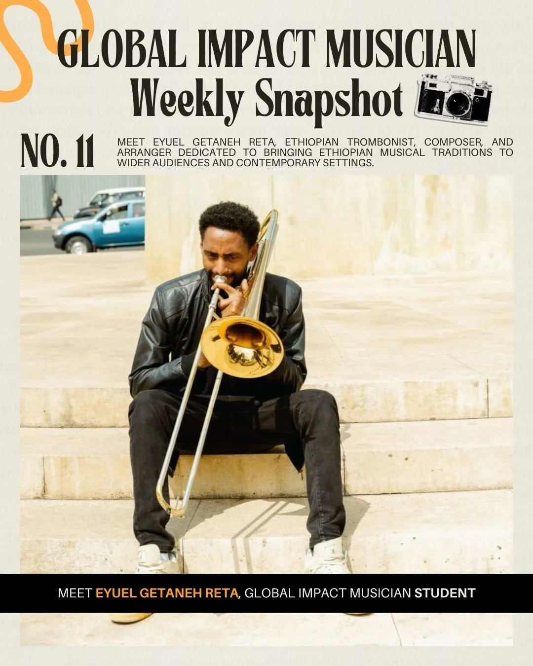 From Ethiopian work songs to a new original composition, Global Impact Musician, Eyuel Getaneh Reta, reminds us that tradition is always evolving, uniting past and future through music.

Read the full snapshot here: https://www.globalimpactcircle.org