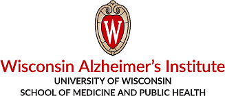 Logo of Wisconsin Alzheimer's Institute with the University of Wisconsin School of Medicine and Public Health text.