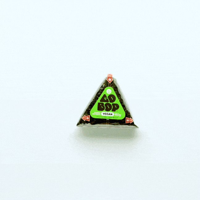 Go Bop vegan flavour is unwrapped and ready to eat.