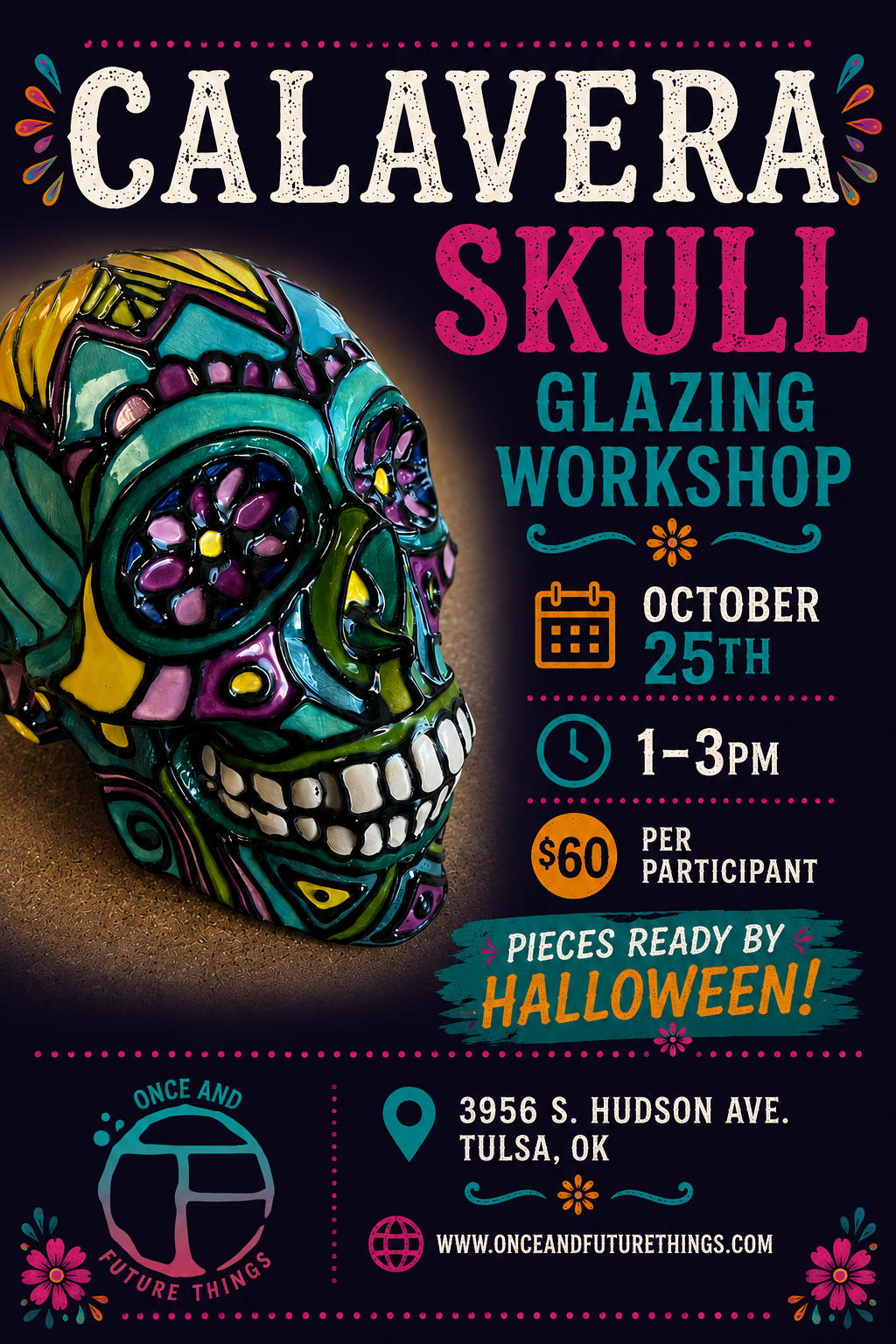 Calavera Skull Glazing Workshop - October 25th.png