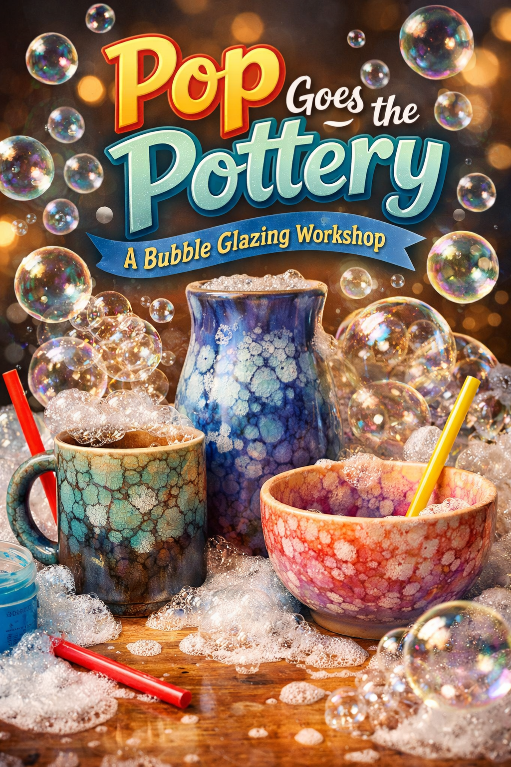 Pop Goes The Pottery: Bubble Glazing - May 10th, 2026