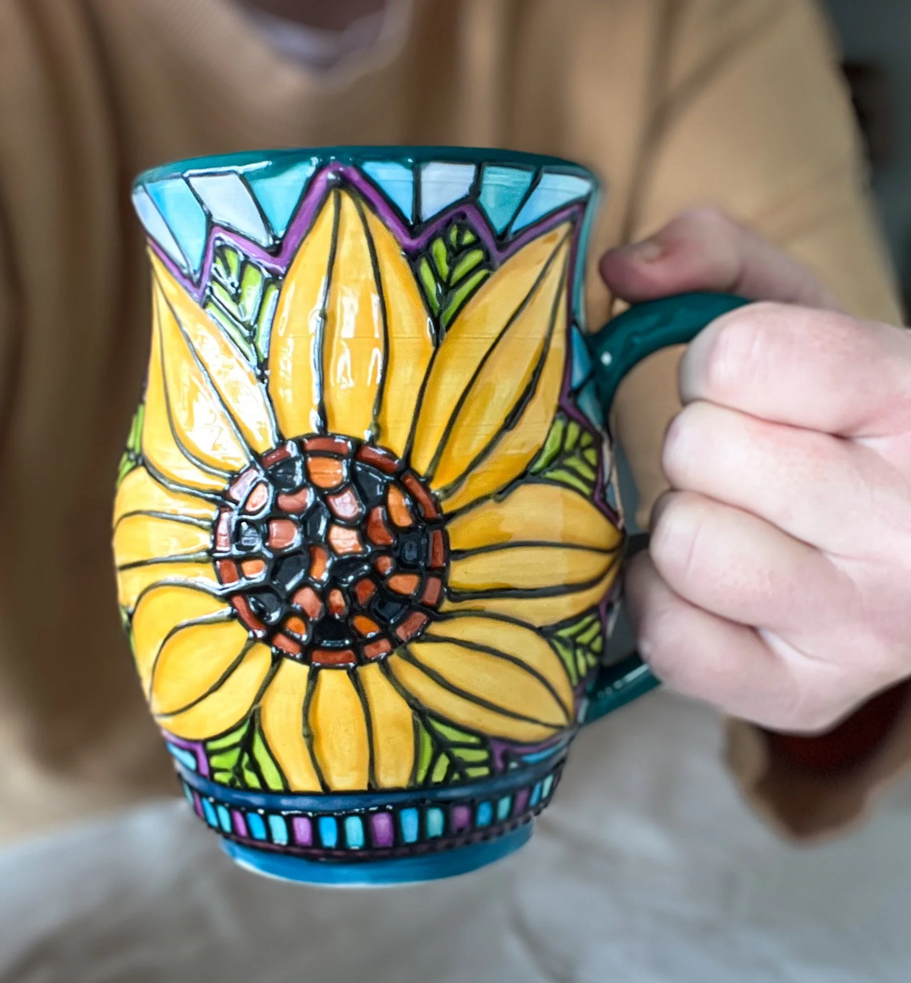 Golden Hour Sunflower Mug #2