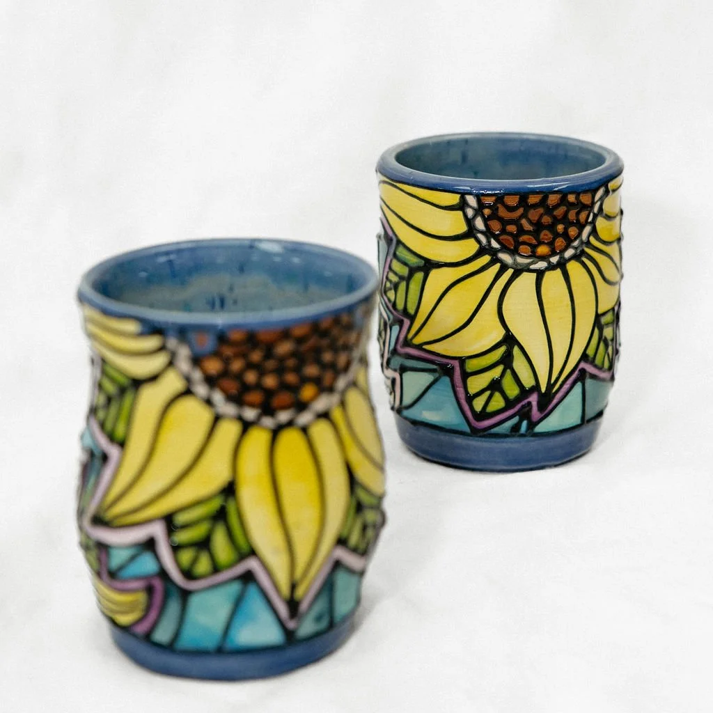 Sunflower 12 oz. Cups