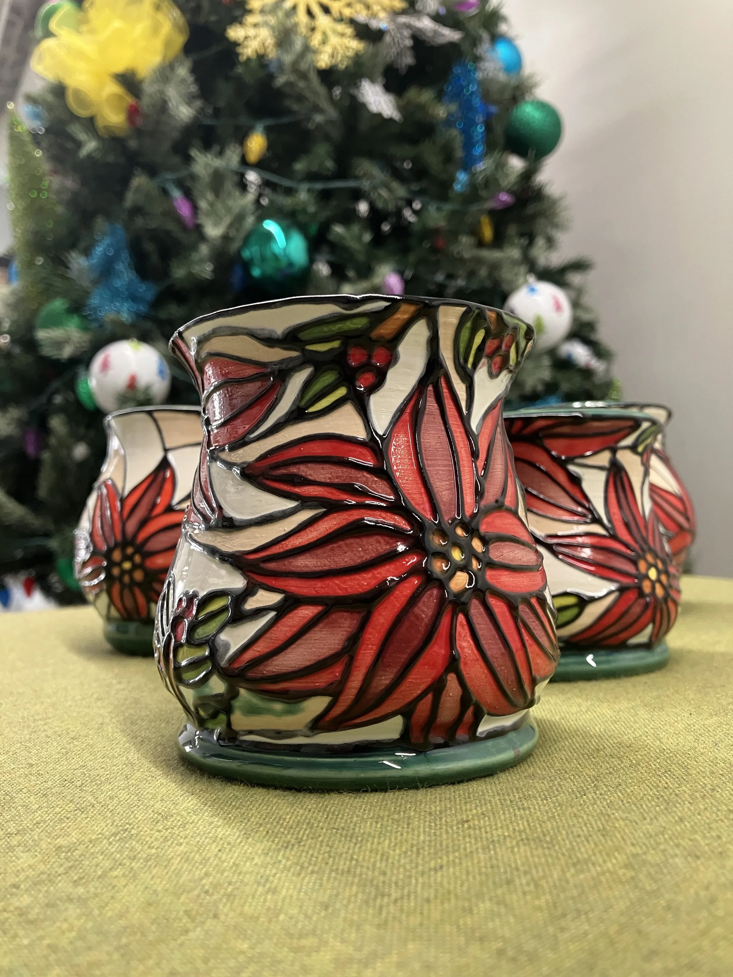 Poinsettia Glazing Workshop - December 13th, 2026
