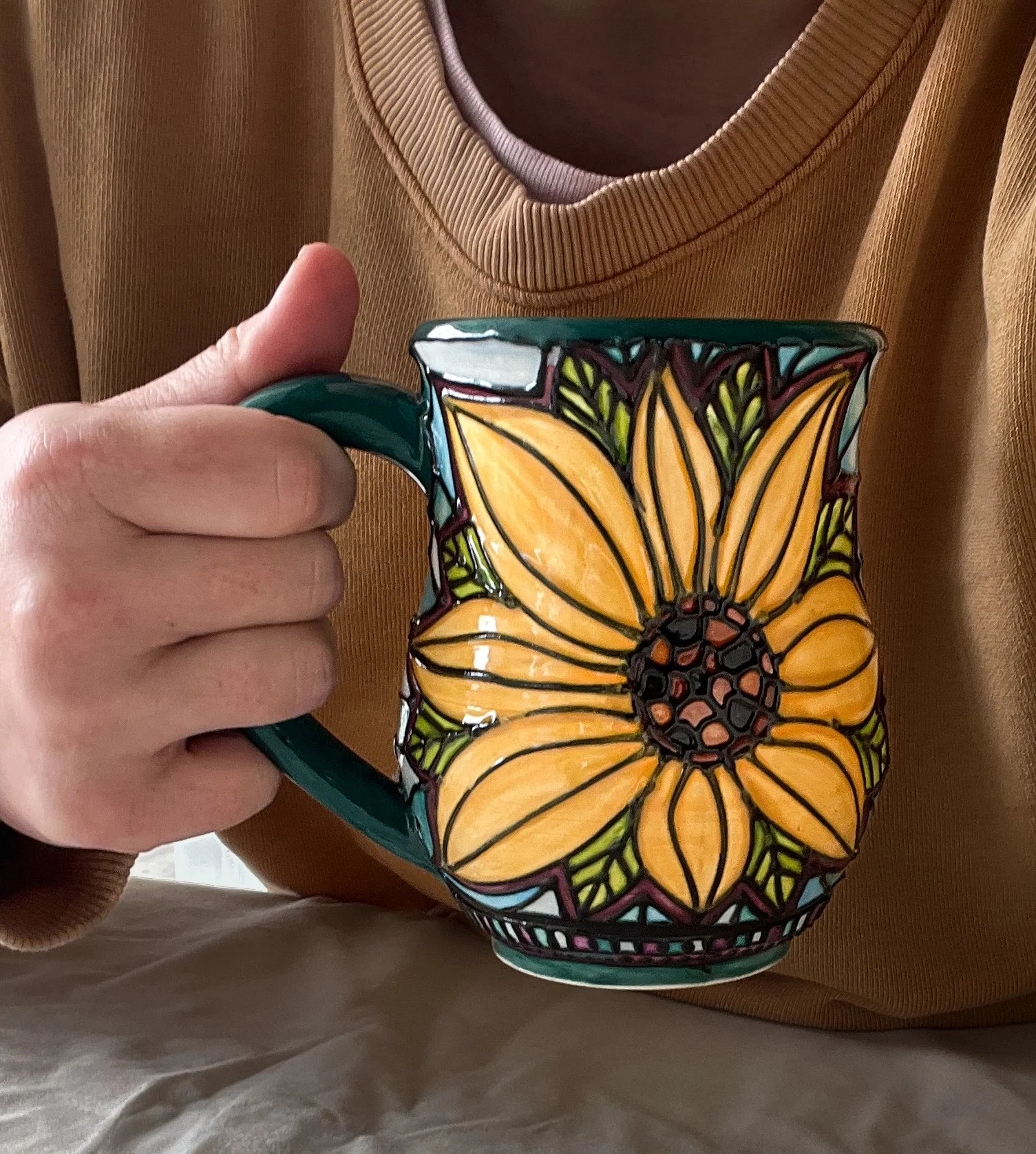 Golden Hour Sunflower Mug #4