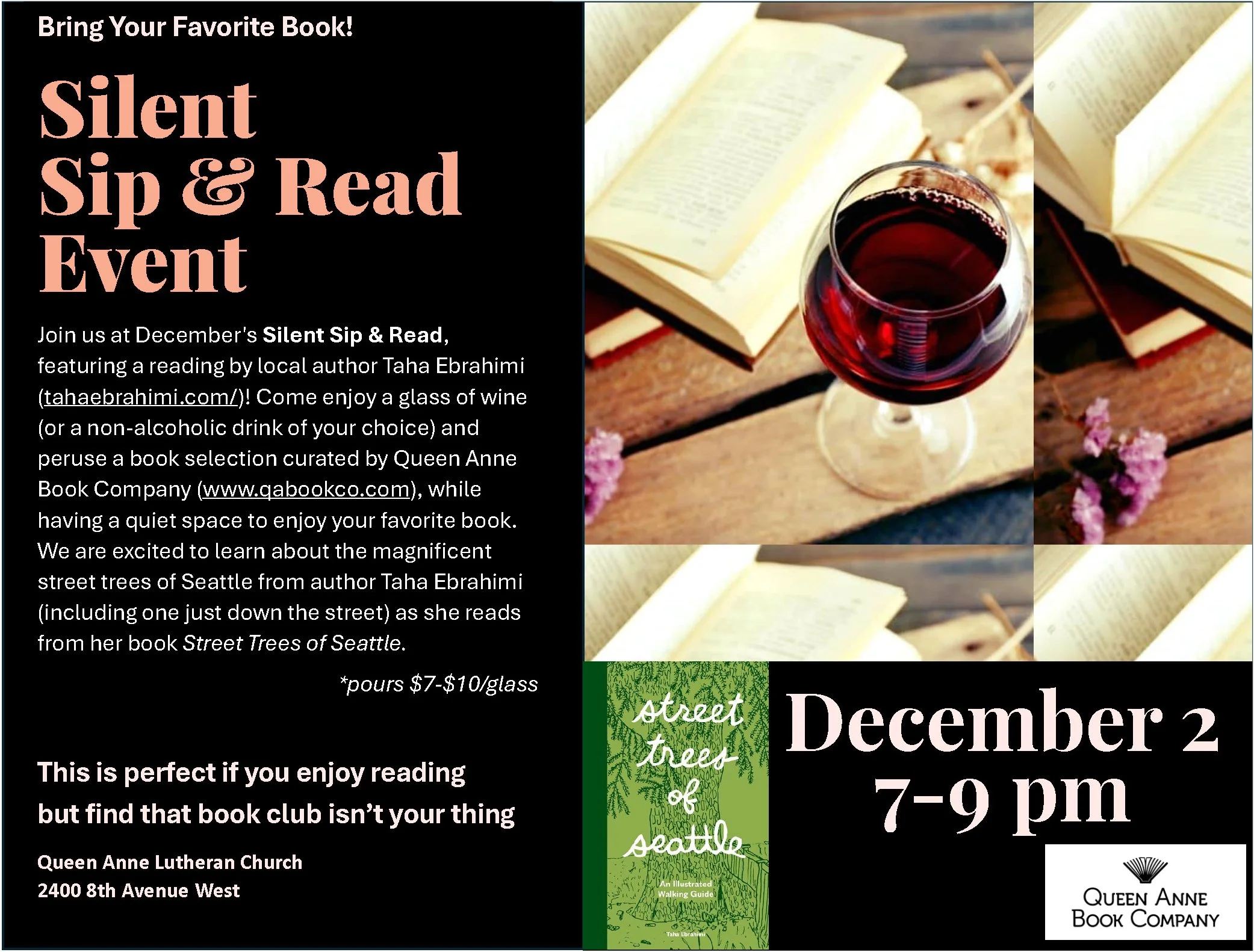 Silent Sip &amp; Read with Taha Ebrahimi!