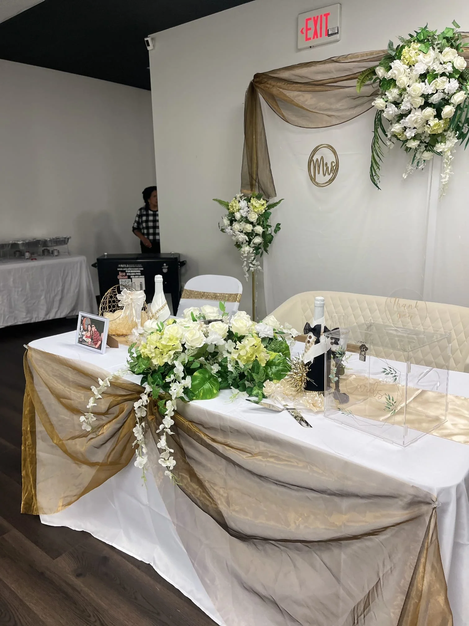 small wedding intimate wedding reception