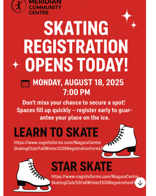 Fall/Winter Registration opens