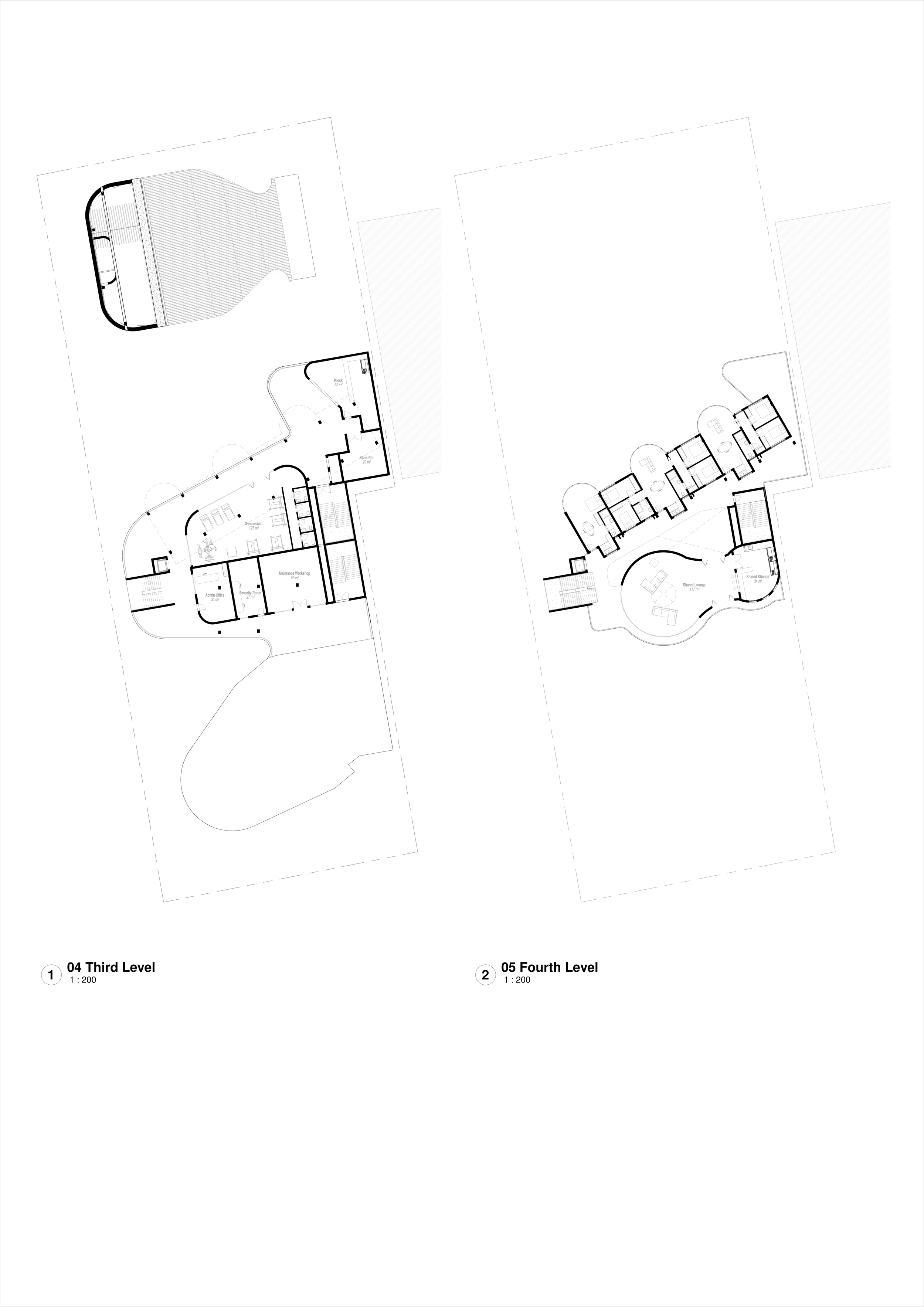05-06 - Third & Fourth Floor Plan