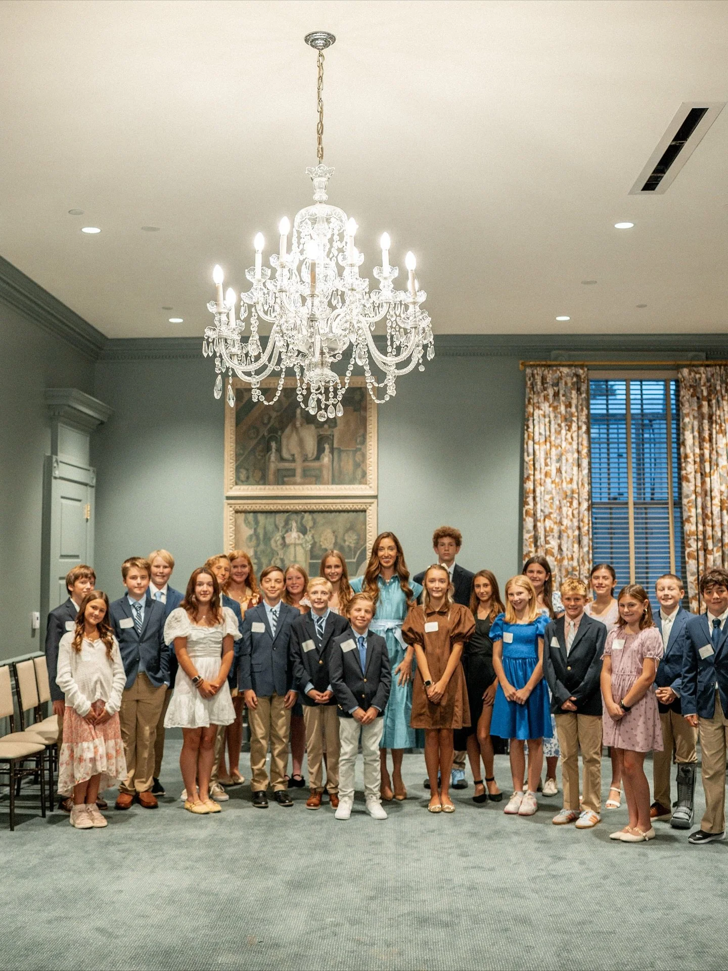 Cannot wait to welcome our Middle School Mannerly Cotillion students back for our next class on Wednesday, October 22nd! It will be another fun filled evening of etiquette instruction relevant to middle school students with a mix of ballroom dance. 
