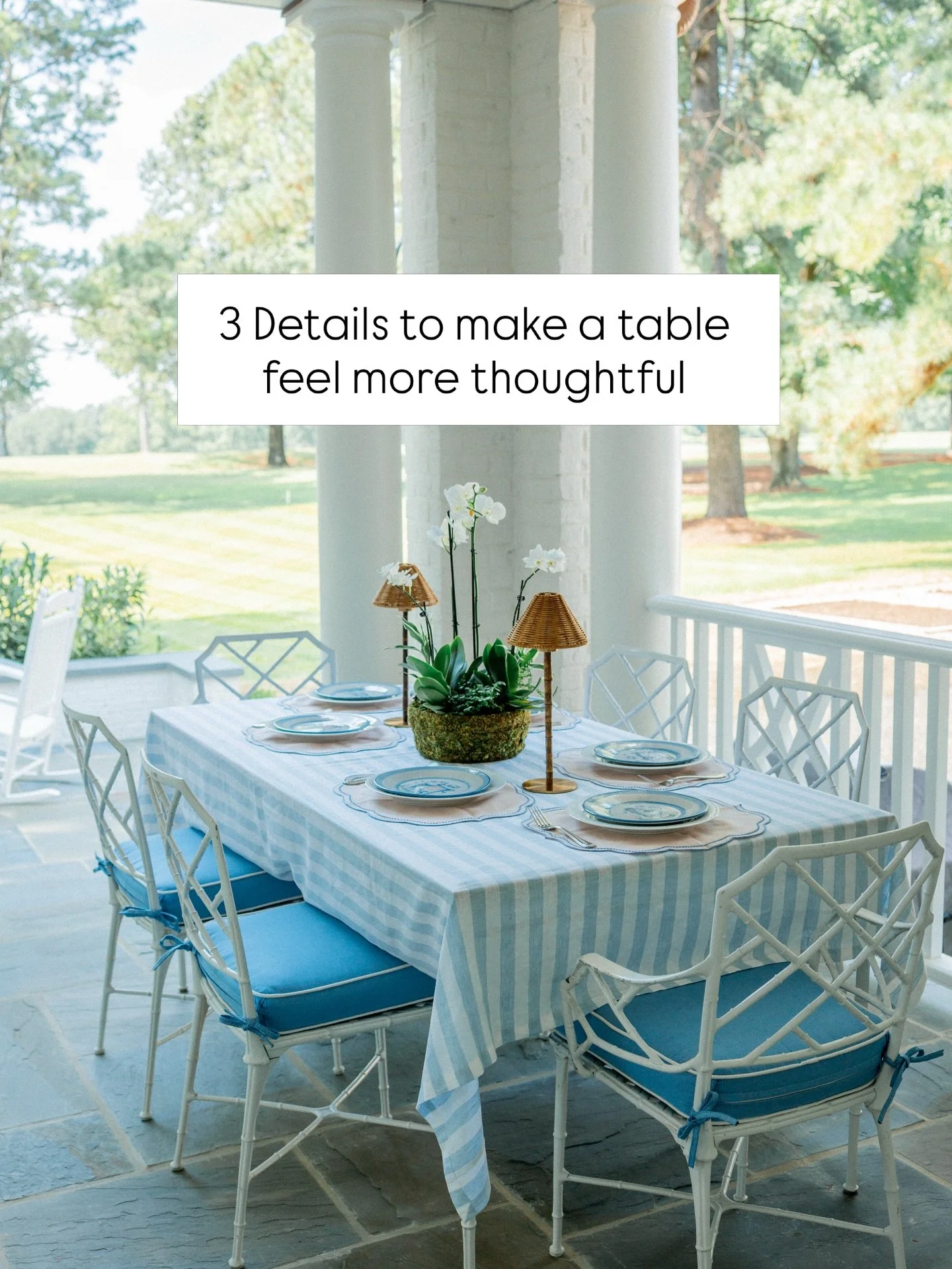 With so many spring events - Easter, Mother&rsquo;s Day, Graduation - on the horizon, there is a lot of chatter about setting a beautiful spring table. For me, a beautiful table is not about impressing others, it&rsquo;s about making those at my tabl