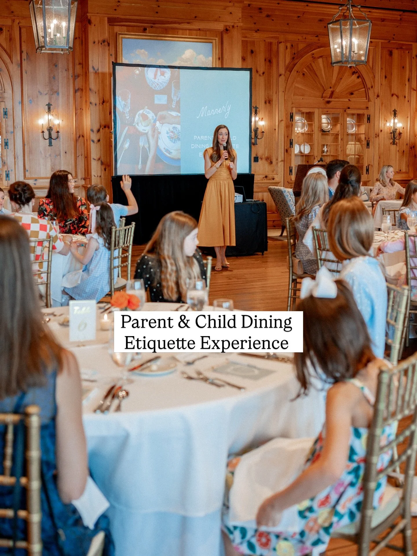 The most beautiful parent&ndash;child lunch date. An afternoon at Quail Hollow Club learning the art of dining well side by side. 

Over a three-course meal, families practiced modern dining etiquette essentials. 

Because these moments are about mor