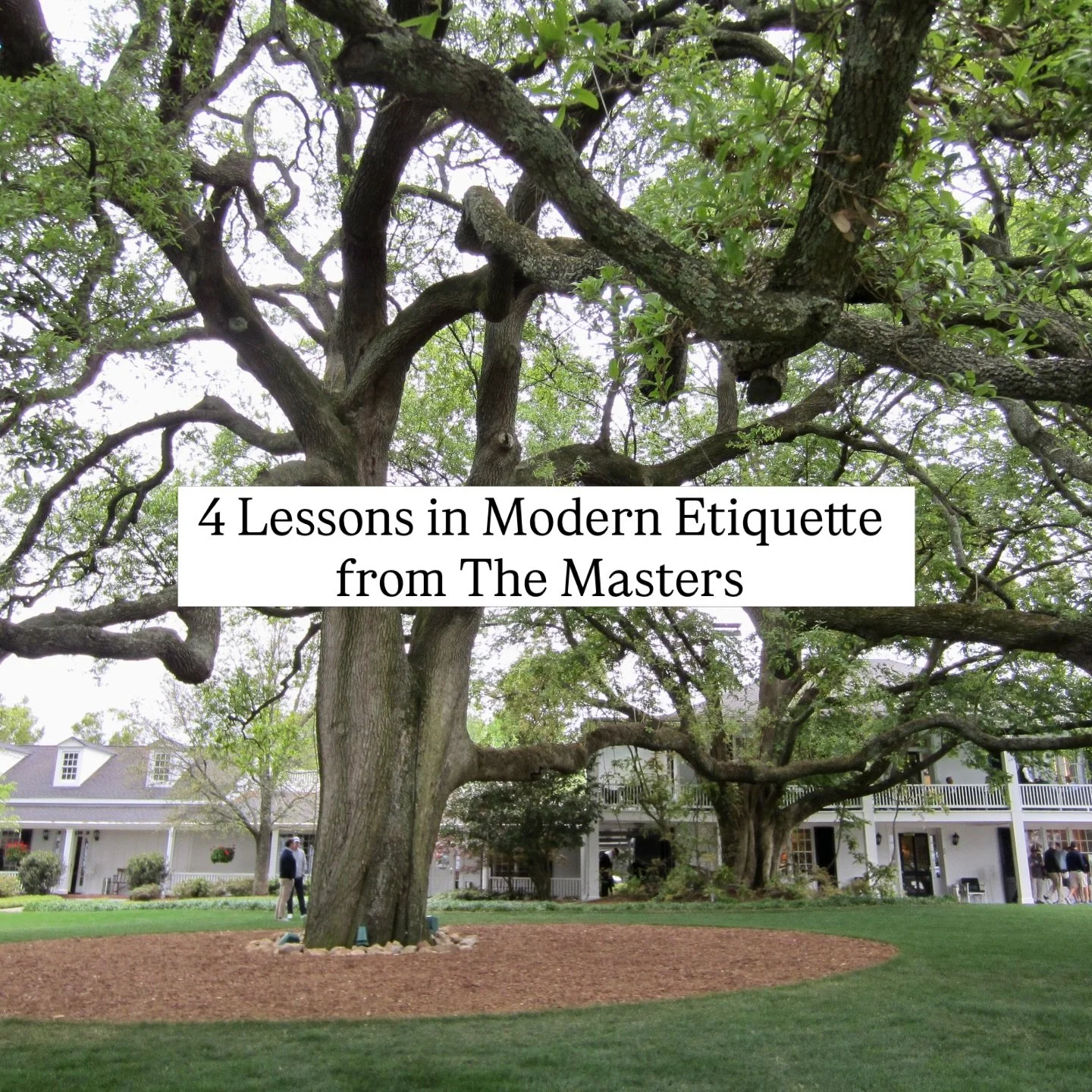 There is something so beautifully different about The Masters. And it&rsquo;s more than just the golf.

Everything feels intentional.
And mannerly.

And my favorite rule of all? Phones are prohibited.

Can you imagine if more places adopted this stan