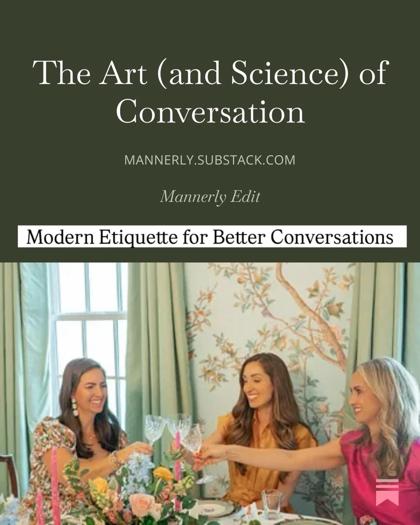Good conversations can unlock friendships which may &hellip; lead to a happier life &ndash; and science backs up this idea.

The Harvard Grant Study &ndash; The Study of Adult Development &ndash; the longest research study ever conducted (and it&rsqu