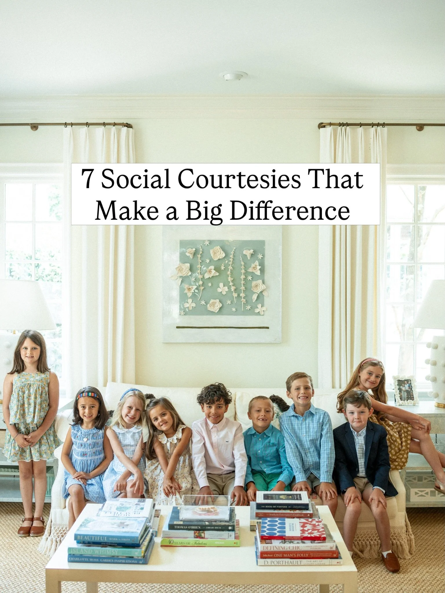 Modern etiquette is not about memorizing stuffy rules and absolute perfection. Hallelujah. 

I see modern etiquette in moments that help others feel seen, valued, and respected. 

Research consistently shows that strong relationships are built throug