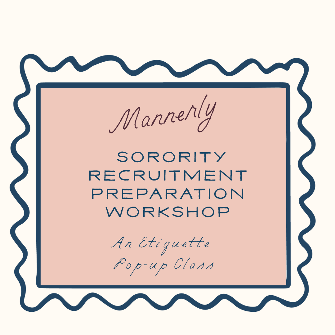 April 26 - Sorority Recruitment Preparation Workshop