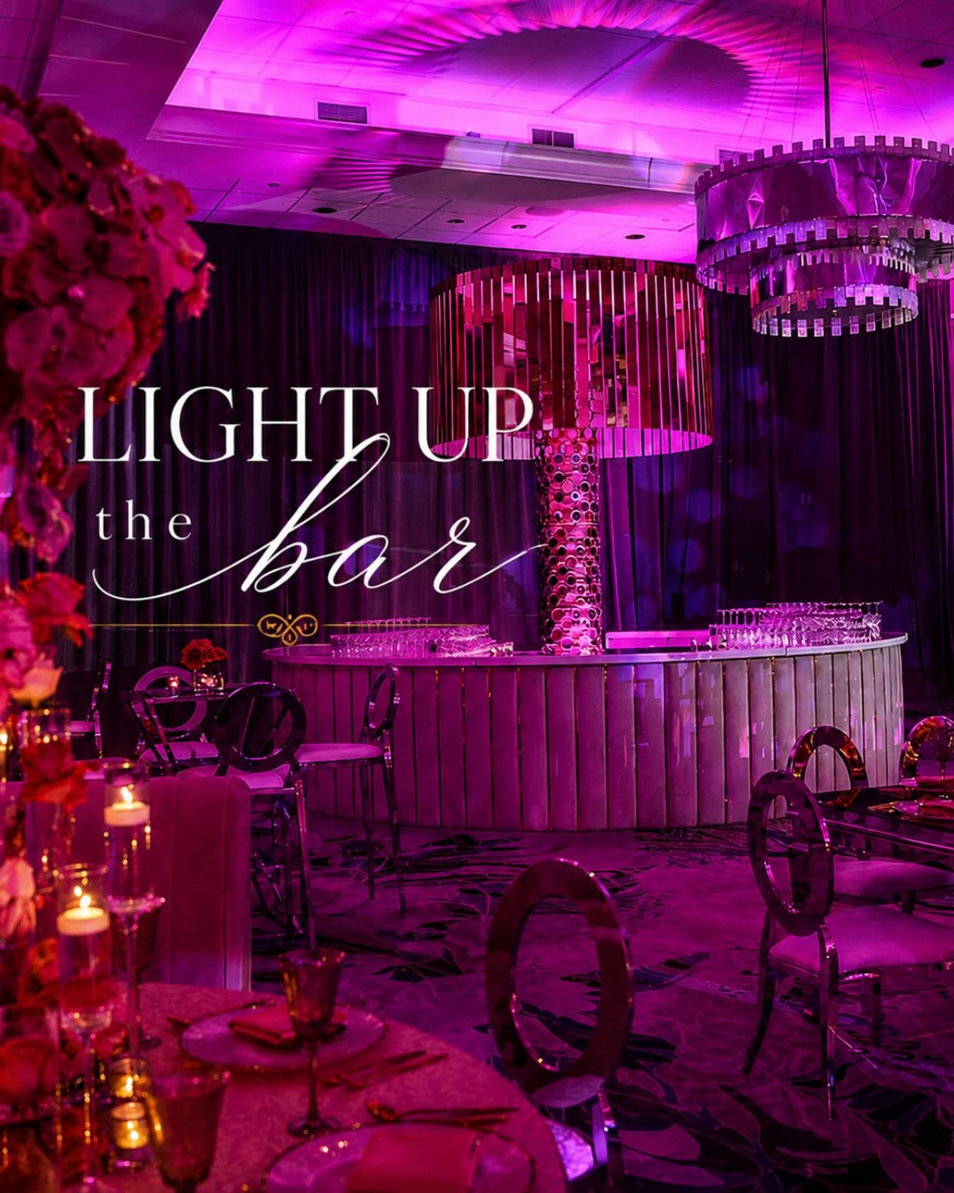 The magic isn&rsquo;t just in the detail , it&rsquo;s in how we light them and set the mood . @eventeffects #mitzvahplannerbocaraton #weddingplannerbocaraton