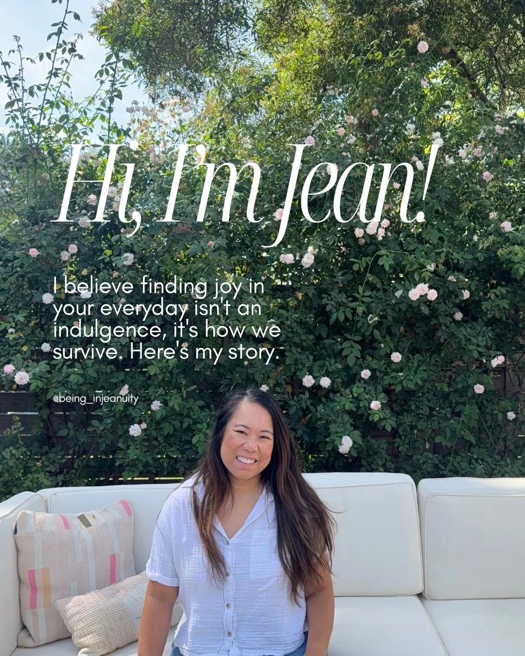 Hi, I&rsquo;m Jean! And if we haven&rsquo;t met yet, I&rsquo;m so glad you&rsquo;re here! 👋🏼

Whether you just found me or you&rsquo;ve been here a while and we&rsquo;ve never officially said hello - this one&rsquo;s for you.

I&rsquo;m a working m