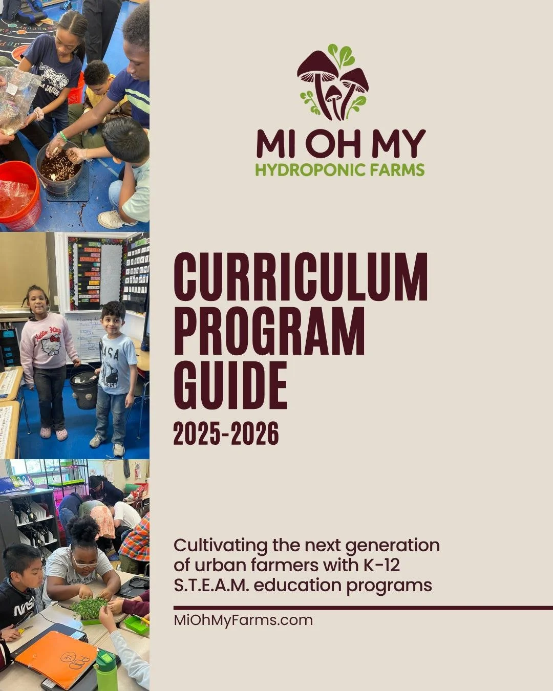 🌿 Big news from Mi Oh My Farms!

We&rsquo;re excited to share our new Curriculum Program Guide&mdash;a roadmap for bringing superfoods, sustainability, and science into classrooms across NYC and beyond!

💧 This year, we&rsquo;re introducing Aquapon