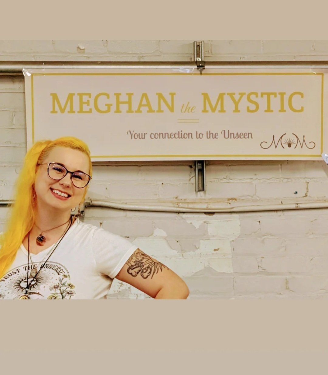 meghan the mystic ready to lead a chakra balancing workshop