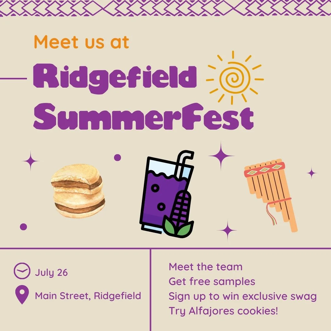 🎉 Ridgefield Summer Fest, here we come! 🎉

Join us on July 26th on Main Street, Ridgefield, CT, for a day of flavor, fun, and freebies! 🍹💜

We&rsquo;re bringing The Purple Drop vibes&mdash;come meet our awesome team, sip on some delicious Chicha 