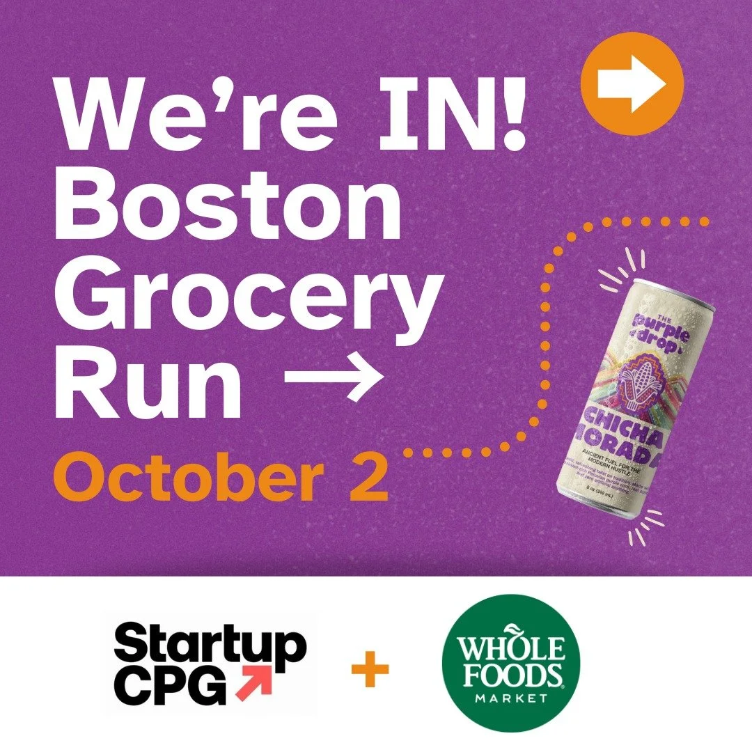 ✨ Boston, brace yourselves. We&rsquo;re coming in purple. ✨

The Purple Drop has officially been picked to join the Boston Grocery Run 🛒 hosted by @startupcpg + Whole Foods Market on October 2nd, 2025.

Picture this: one room, the best up-and-coming