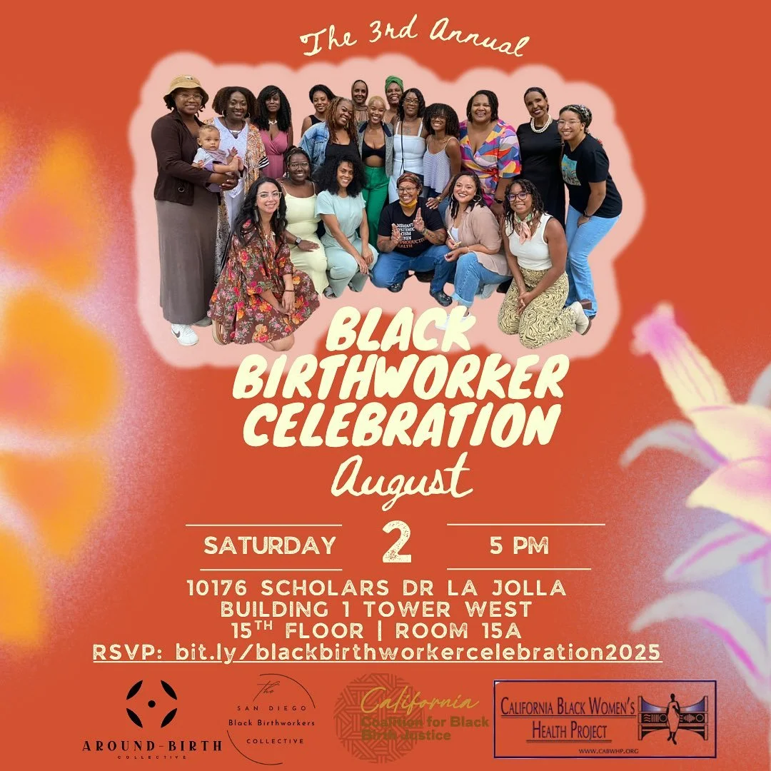 It&rsquo;s a celebration! ✨ 

Calling all Inland Empire, North County, and San Diego birthworkers: Join us for the 3rd Annual Black Birthworker Celebration! Saturday, August 2nd at 5pm! 

Excited to see you there, let us know you&rsquo;re coming by R