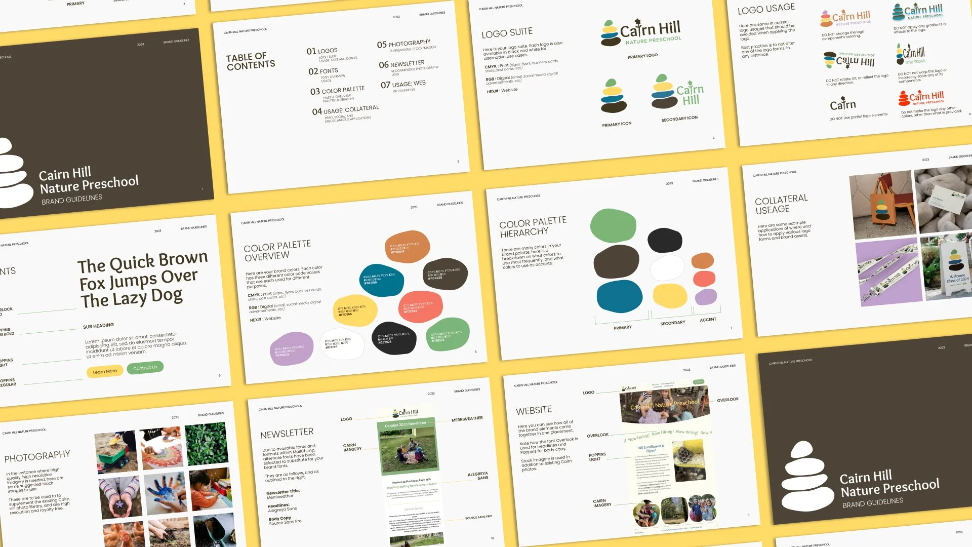 Cairn Hill Preschool | Brand Refresh, Web, Email