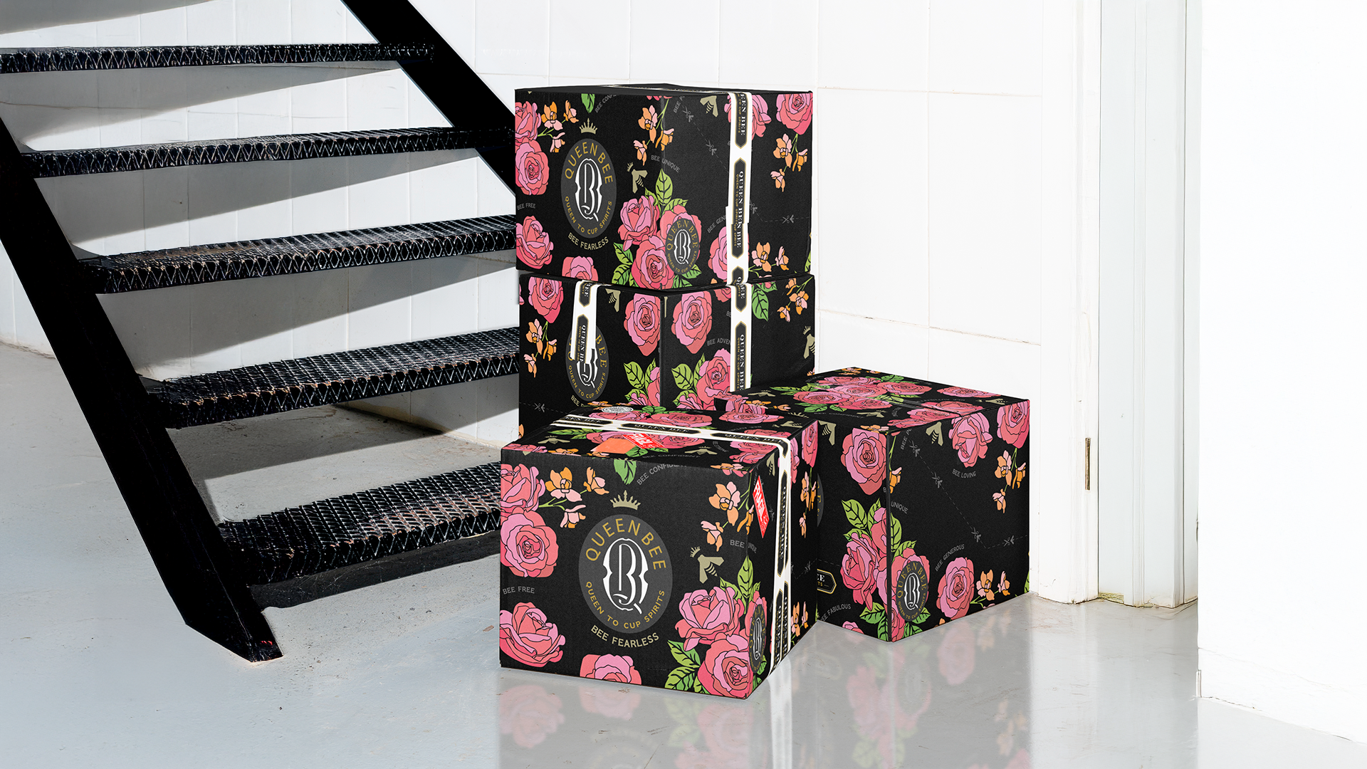 Queen Bee Distilling | Packaging, Label Design