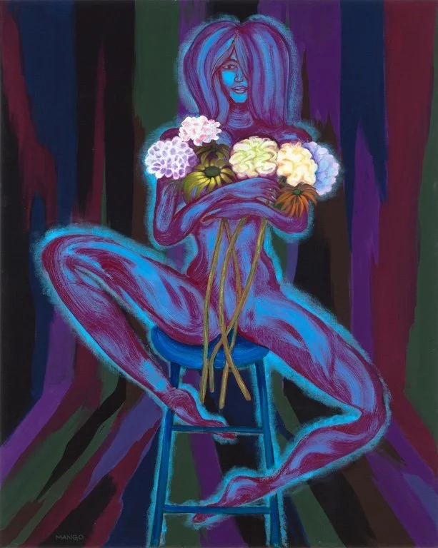 CLUTCHING FLOWERS