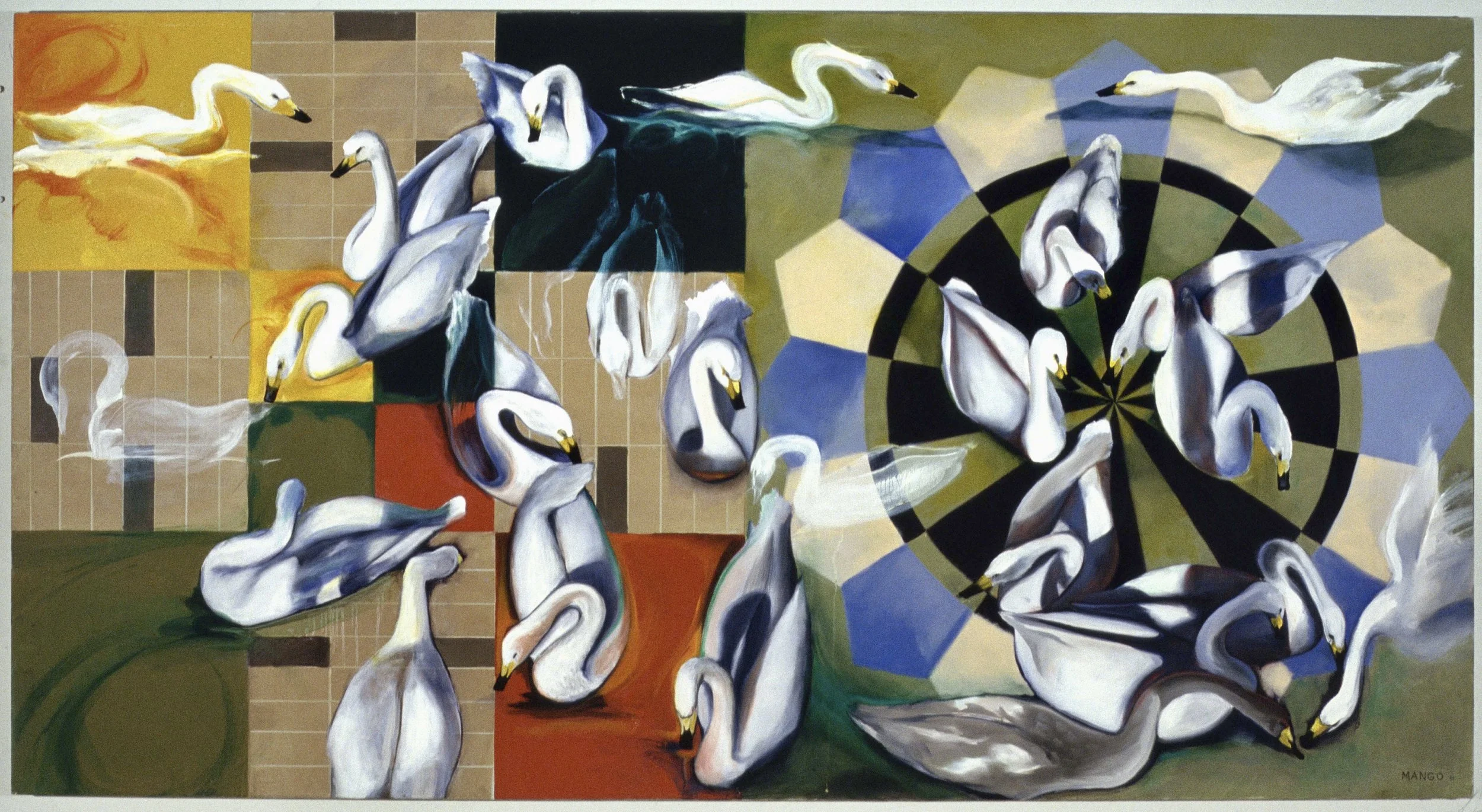 Game Board Swans
