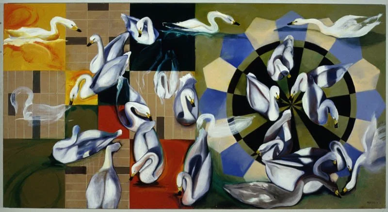 Game Board Swans