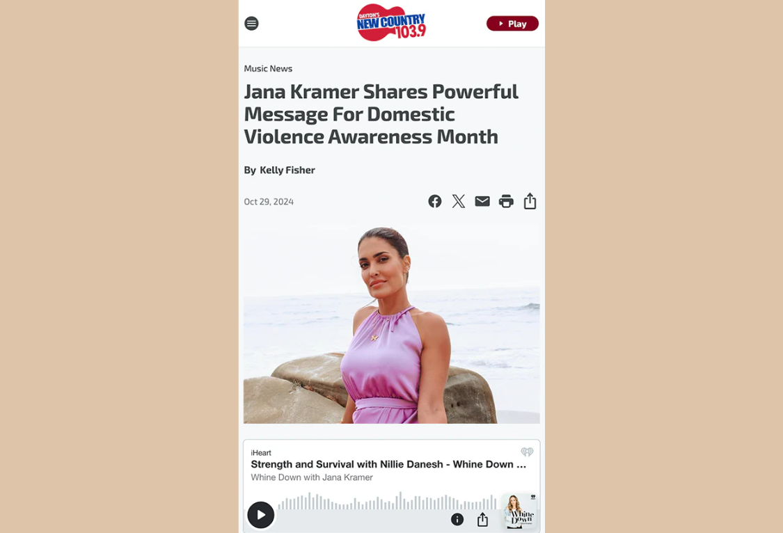 Strength & Survival With Jana Kramer & Nillie