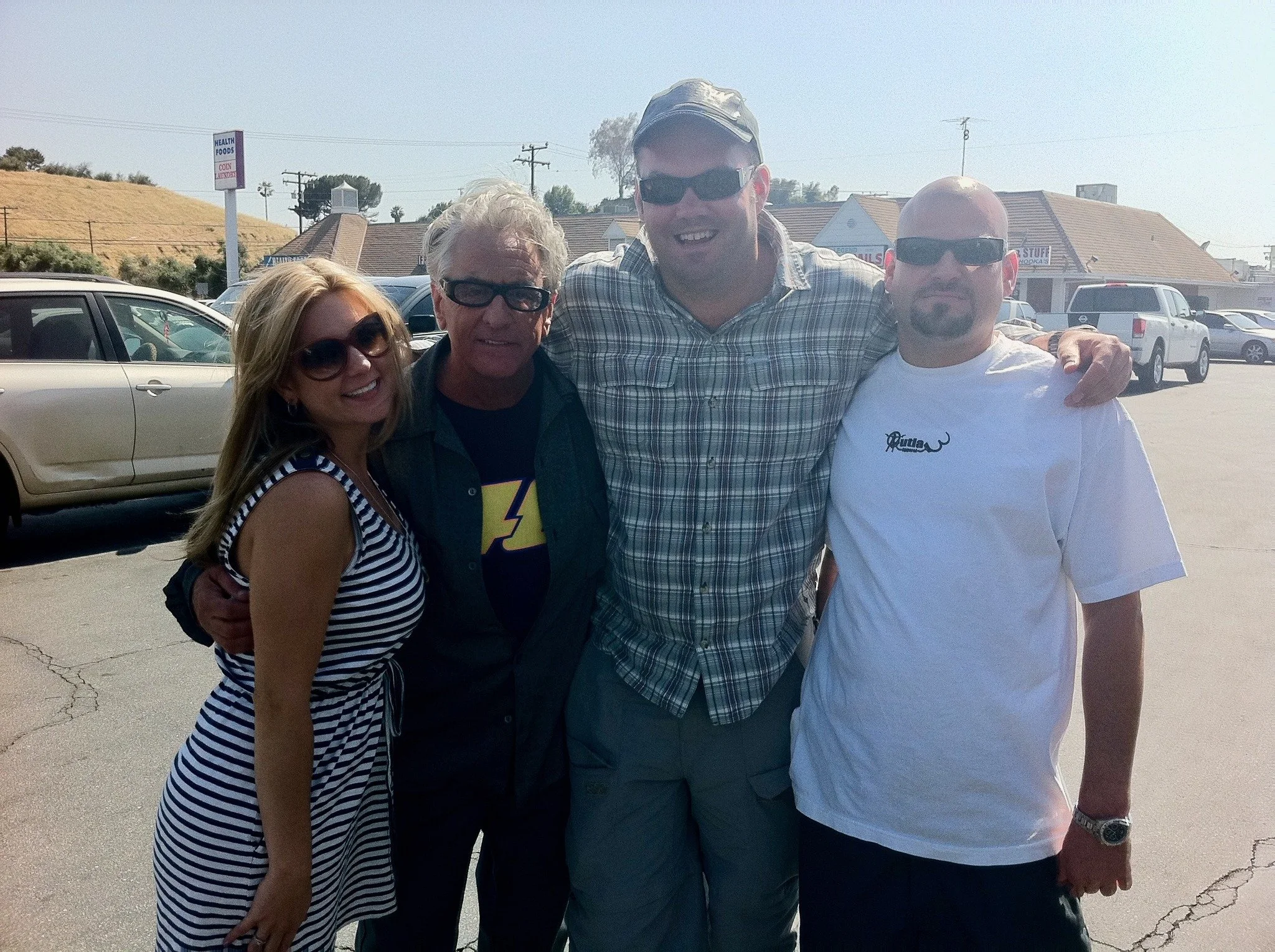 Throwback to early days of Storage Wars on location.  Brandi, Barry, me and Jarrod. 
Good times!!!

#storagewars #aande #originalproductions  #mapsmediaworks #brandiandjarrod #barryweiss #mapswatkins