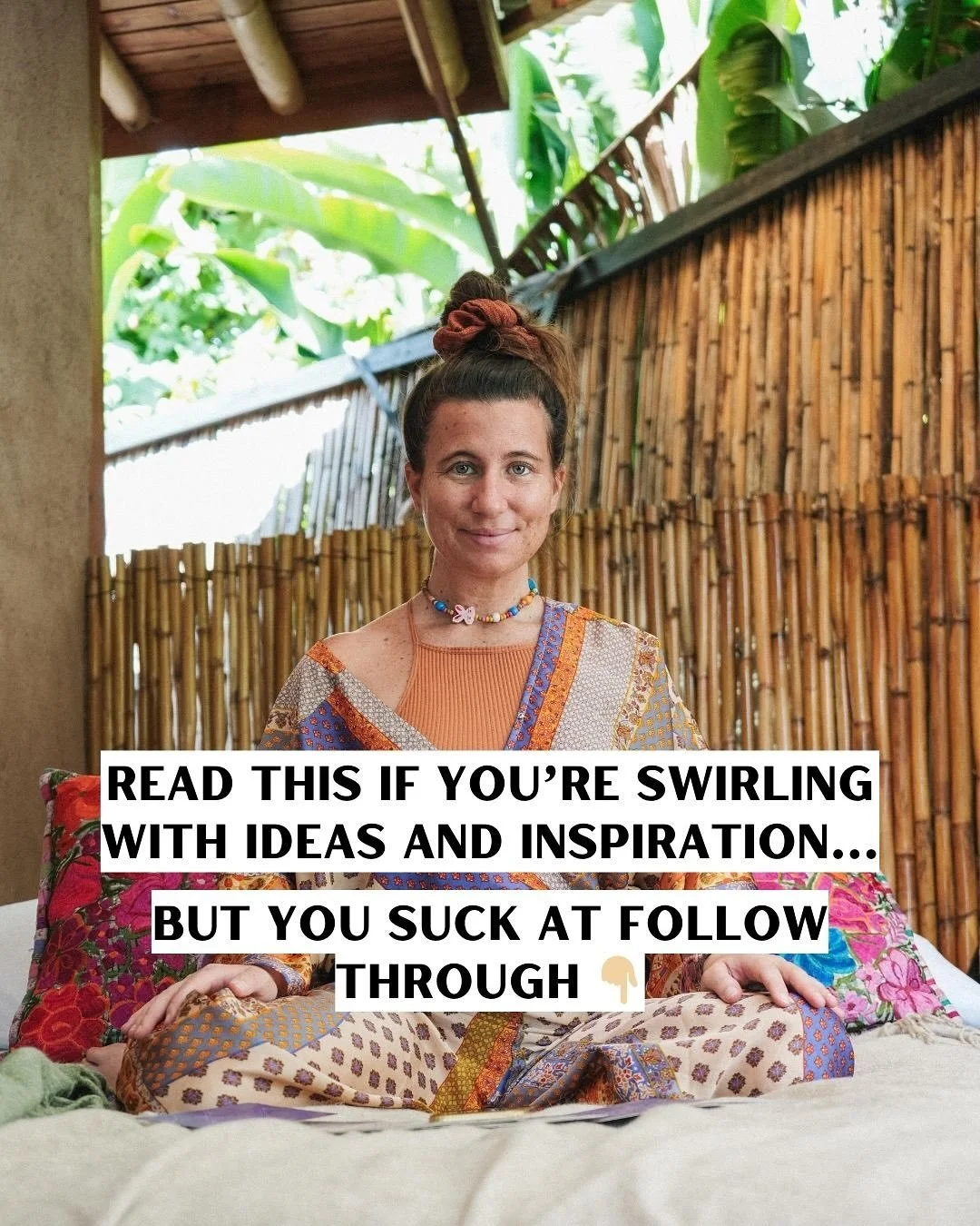 Read this if you&rsquo;re swirling with ideas and inspiration...but you suck at follow through. 👇🏼

You&rsquo;re the visionary archetype. Big dreams of making radical positive impact in this world. You&rsquo;re here with a fierce and unapologetic m