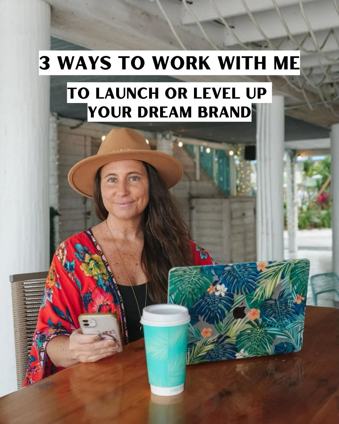 👩🏻&zwj;💻 3 ways to work with me to launch or level up your dream brand:

1️⃣ Business Coaching

3-month 1:1 mentorship to craft a crystal clear brand identity, map out your soul-aligned strategy, and turn your multidimensional superpowers into a c