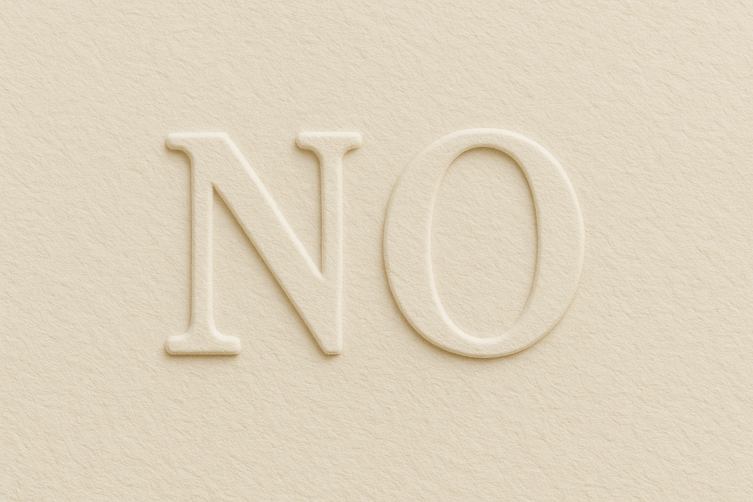 Bold positioning starts with saying no