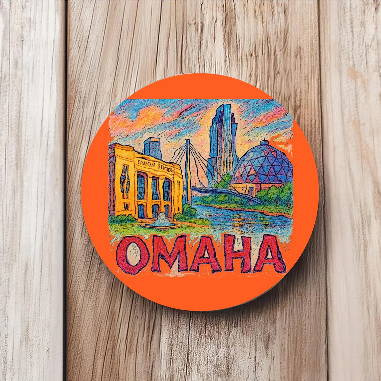 Omaha Cityscape Coaster 2
